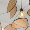 Lustre en rotin et bambou au design moderne – Image 3