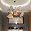 Lustre en rotin et bambou au design moderne