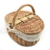 Panier en rotin tissé avec couvercle battant – Image 3