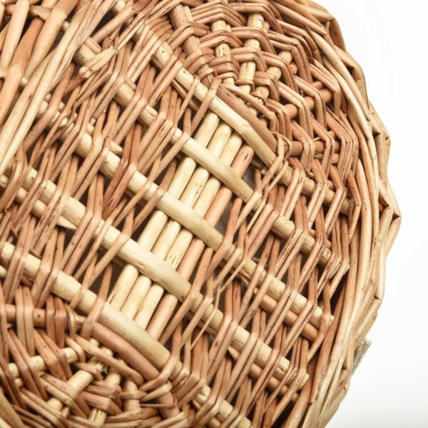 Panier en rotin tissé avec couvercle battant – Image 6