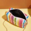 Petit sac à main multicolore pour femme – Image 3