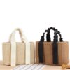 Sac à main d’été en paille tissée pour femmes – Image 3