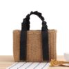 Sac à main d’été en paille tissée pour femmes