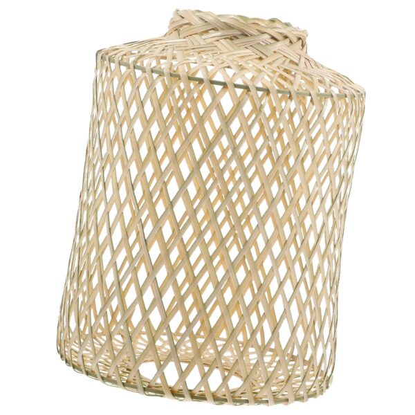 Abat Jour Effet Osier Tissé Style Lanterne Rétro