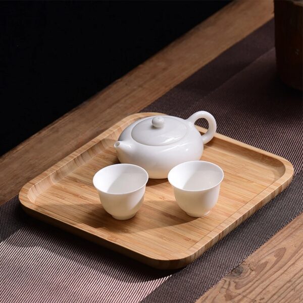 Assiette Bambou au Design de Plateau – Image 2