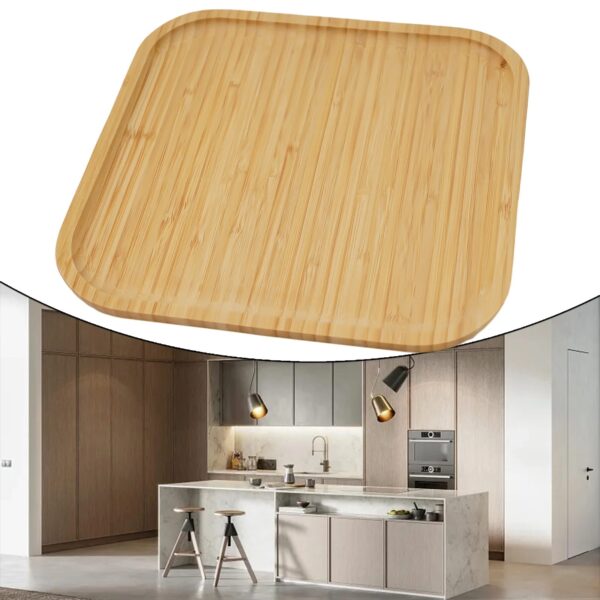 Assiette Bambou au Design de Plateau – Image 3