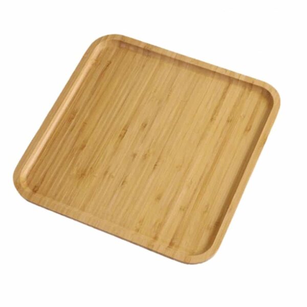 Assiette Bambou au Design de Plateau