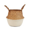 Cache pot en Rotin fait à la main style Boho – Image 2