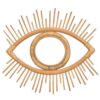 Cadre en rotin à motif oeil