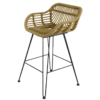 Chaise de Bar Rotin Style Moderne et Confortable