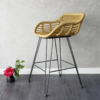 Chaise de Bar Rotin Style Moderne et Confortable – Image 2