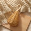 Clochette à main en rotin pour bébé