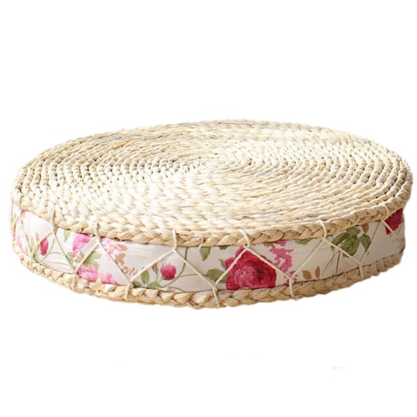 Coussin circulaire avec des roses – Image 2