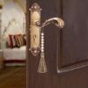 Décoration bohème en corde et perle de bois – Image 2