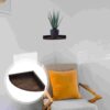 Étagère Murale Bois d’Angle de Style Rustique – Image 3
