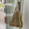 Grand sac fourre-tout d'été en paille pour femmes – Image 3