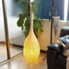 Lampadaire Osier Autoportant à LED Style Japonais – Image 2