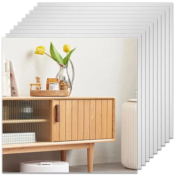 Lot de Dix Miroirs Porte Flexibles Autoadhésifs