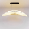 Luminaire Effet Paille Luxueux et Tricoté à la Main