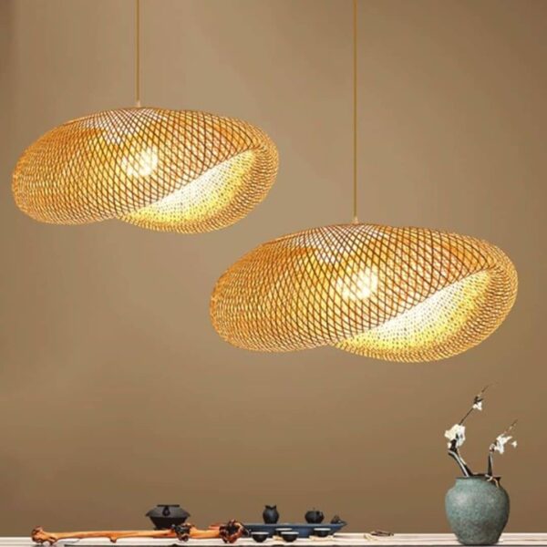Lustre naturel ondulé