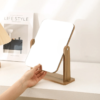 Miroir Bambou Rectangulaire et Rotatif avec Base – Image 3