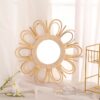 Miroir fleur double