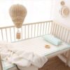 Montgolfière en rotin tissé à la main pour bébé