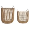 Panier à linge en rotin