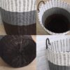 Panier de rangement à linge en rotin pliable – Image 3
