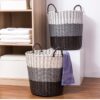 Panier de rangement à linge en rotin pliable – Image 6