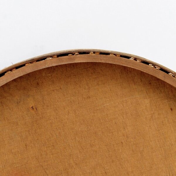 Panier de rangement marron tissé en rotin – Image 2