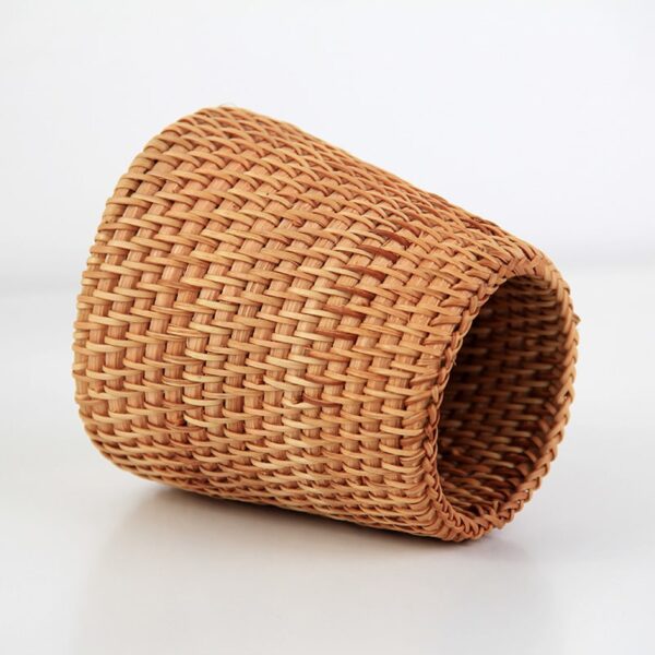 Panier de rangement ménager en rotin – Image 2