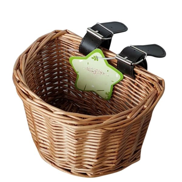Panier de vélo en rotin pour enfants