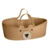 Panier à Langer Effet Osier avec Motif d’Ourson