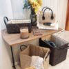 Panier rangement en forme de boîte avec des poignées – Image 3