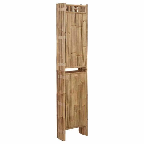Paravent Bambou Pliable avec Cinq Panneaux – Image 3