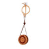 Patère ronde simple en rotin naturel – Image 3
