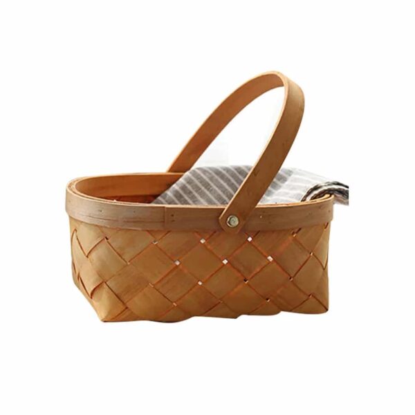 Petit Panier Osier Tissé avec Poignée