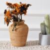 Petit vase en osier et rotin – Image 3