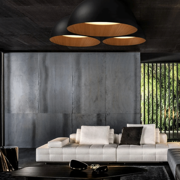 Plafonnier Bois LED  Moderne de Style Japonais – Image 2