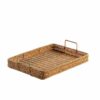 Plateau de rangement en imitation rotin – Image 4