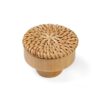 Poignées en bois de hêtre et rotin naturel pour DIY – Image 4
