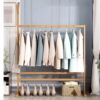 Portant Bois pour Cintres avec Branches