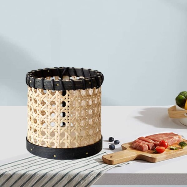 Pot à style en rotin naturel – Image 3