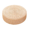 Pouf circulaire en rotin