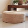 Pouf circulaire en rotin – Image 5