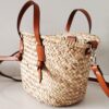 Sac à main d’été à grande capacité, tissé en paille pour femmes – Image 2