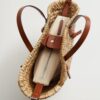 Sac à main d’été à grande capacité, tissé en paille pour femmes – Image 4