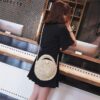 Sac bandoulière en paille tissé à la main pour femme – Image 2