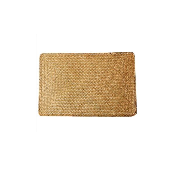 Set de Table Effet Rotin Rectangulaire en Jonc de Mer